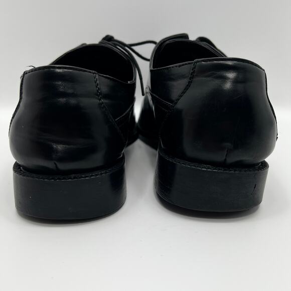 Antonio Cerrelli 5795 Black Upper Square Toe Derby Mens 12 Dress Shoes* - Picture 3 of 9